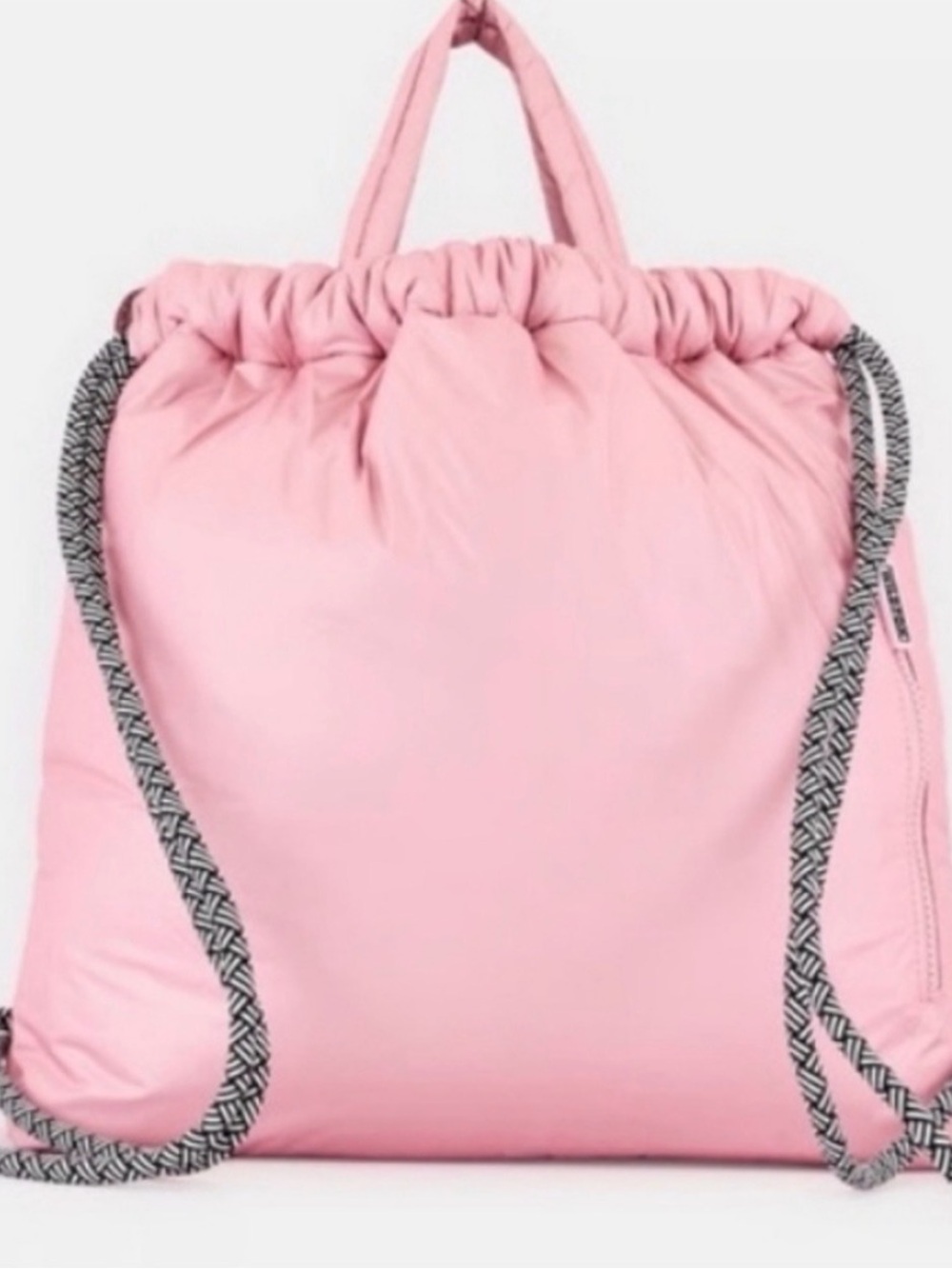 Wildfox Pink Puffer Drawstring Backpack 🎒